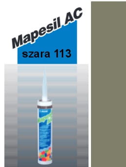 MAPEI Silikon MAPESIL AC 310 ml szara 113 gatunek I