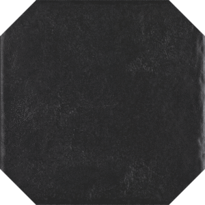 PARADYŻ  Modern Nero Gres Szkl. Struktura Octagon 19.8x19.8 gatunek I