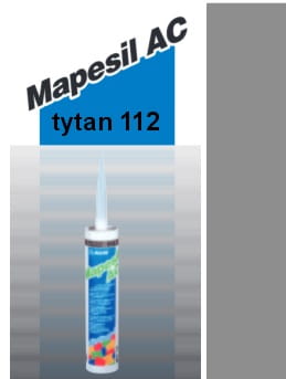 MAPEI Silikon MAPESIL AC 310 ml tytan 112 gatunek I